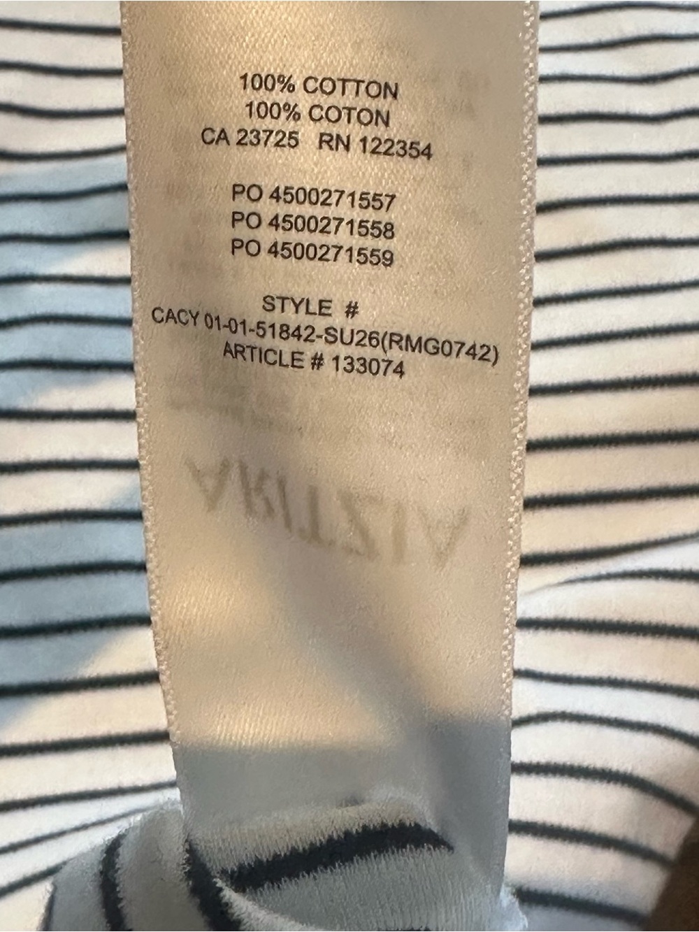 🌟LAST PRICE🌟Aritzia Babaton Interlock Cotton Assent T-Shirt - Picture 5 of 6